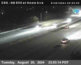 NB 805 at Home Ave (On Ramp)