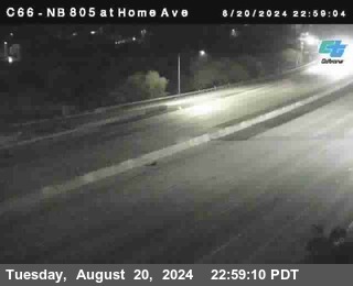 NB 805 at Home Ave (On Ramp)