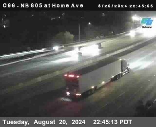 NB 805 at Home Ave (On Ramp)