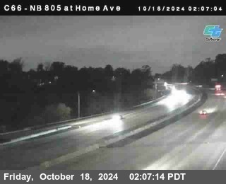 NB 805 at Home Ave (On Ramp)