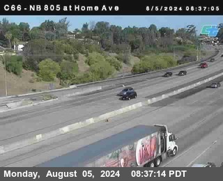 NB 805 at Home Ave (On Ramp)