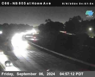 NB 805 at Home Ave (On Ramp)