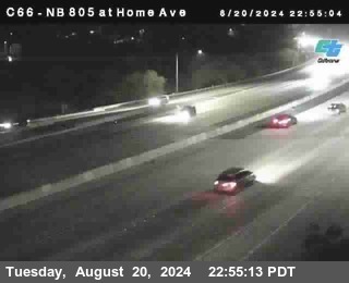 NB 805 at Home Ave (On Ramp)