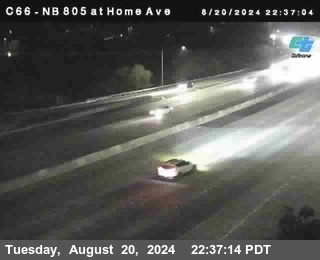 NB 805 at Home Ave (On Ramp)