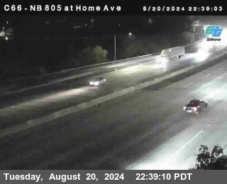 NB 805 at Home Ave (On Ramp)