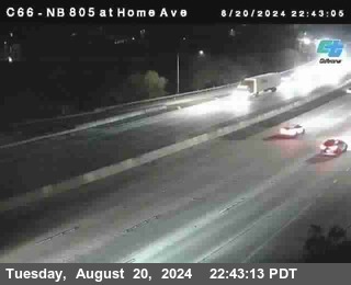 NB 805 at Home Ave (On Ramp)