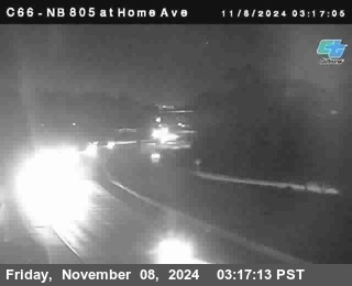 NB 805 at Home Ave (On Ramp)