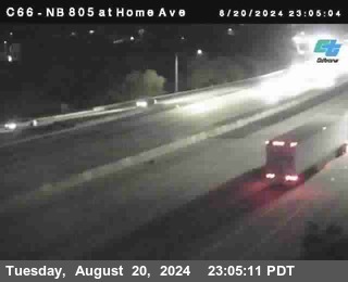 NB 805 at Home Ave (On Ramp)