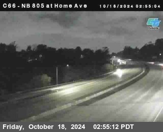 NB 805 at Home Ave (On Ramp)