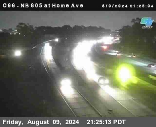 NB 805 at Home Ave (On Ramp)