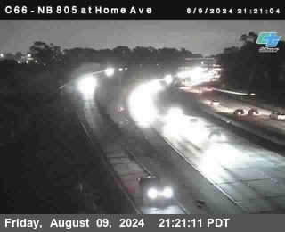 NB 805 at Home Ave (On Ramp)