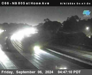 NB 805 at Home Ave (On Ramp)