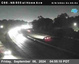 NB 805 at Home Ave (On Ramp)