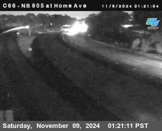 NB 805 at Home Ave (On Ramp)