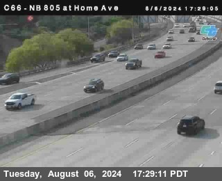 NB 805 at Home Ave (On Ramp)