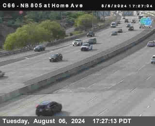 NB 805 at Home Ave (On Ramp)