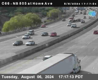 NB 805 at Home Ave (On Ramp)