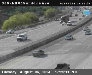 NB 805 at Home Ave (On Ramp)