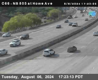 NB 805 at Home Ave (On Ramp)