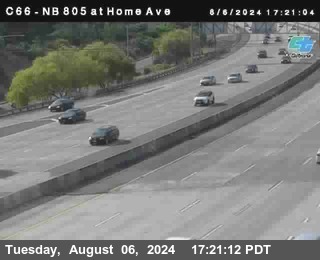 NB 805 at Home Ave (On Ramp)