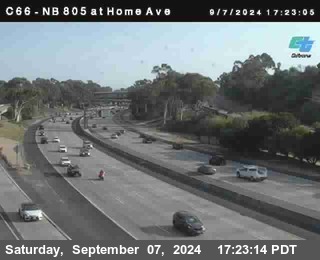 NB 805 at Home Ave (On Ramp)