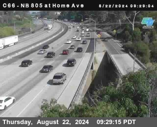 NB 805 at Home Ave (On Ramp)