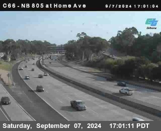 NB 805 at Home Ave (On Ramp)