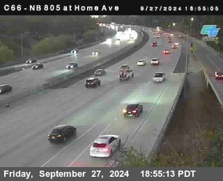 NB 805 at Home Ave (On Ramp)