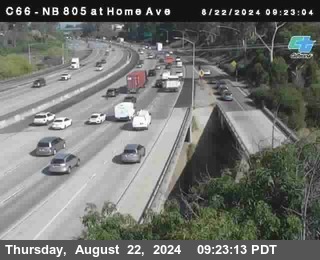 NB 805 at Home Ave (On Ramp)