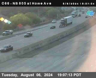 NB 805 at Home Ave (On Ramp)