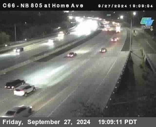 NB 805 at Home Ave (On Ramp)