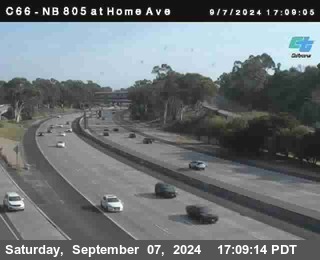 NB 805 at Home Ave (On Ramp)