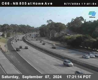 NB 805 at Home Ave (On Ramp)