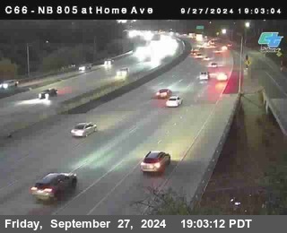 NB 805 at Home Ave (On Ramp)