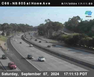 NB 805 at Home Ave (On Ramp)