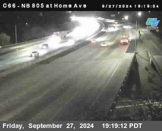 NB 805 at Home Ave (On Ramp)