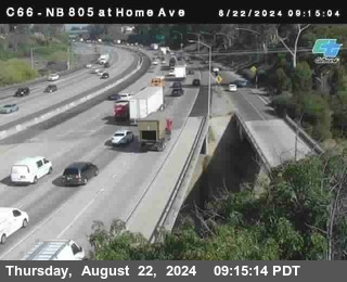 NB 805 at Home Ave (On Ramp)