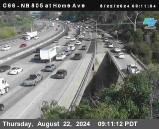 NB 805 at Home Ave (On Ramp)