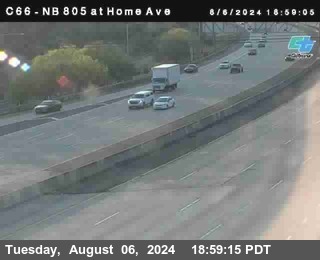 NB 805 at Home Ave (On Ramp)