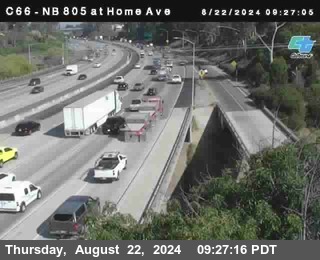 NB 805 at Home Ave (On Ramp)