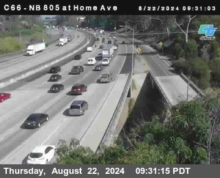 NB 805 at Home Ave (On Ramp)