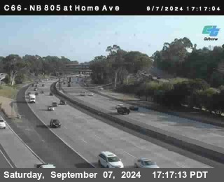 NB 805 at Home Ave (On Ramp)