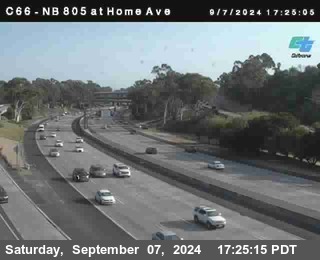 NB 805 at Home Ave (On Ramp)