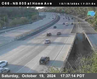 NB 805 at Home Ave (On Ramp)