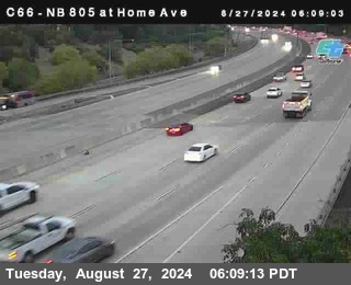 NB 805 at Home Ave (On Ramp)