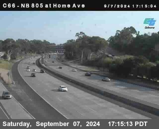 NB 805 at Home Ave (On Ramp)