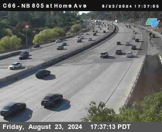 NB 805 at Home Ave (On Ramp)