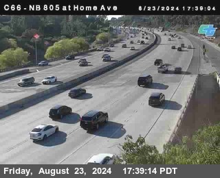 NB 805 at Home Ave (On Ramp)