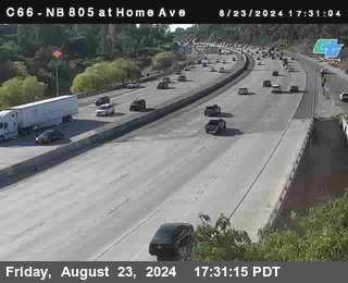 NB 805 at Home Ave (On Ramp)