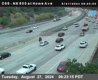 NB 805 at Home Ave (On Ramp)